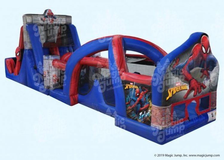 Marvel Spider Man Wet Obstacle Course
