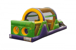 obstacle course rental sapulpa oklahoma 1 1724614277 30' Lime Green Backyard Obstacle Challenge