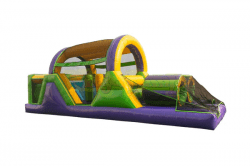 obstacle course rental sapulpa oklahoma 2 1724614276 30' Lime Green Backyard Obstacle Challenge