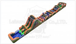 orange20and20purple20rad20run20obstacle20course20rental20t 1 108ft Radical Run Orange & Purple WATER Obstacle Course