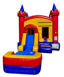 party20castle20bounce20house20combo20inflatable20rental20tu 1 EZ Party Castle Water Combo