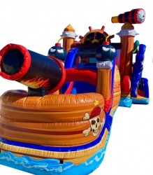 pirate20bounce20house20combo20inflatable20rental20tulsa20ok 1 Pirate Combo (Wet)