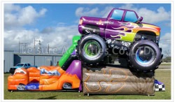 monster20truck20bounce20house20combo20rental20tulsa20oklaho Monster Truck Combo (Dry)